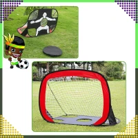 RealG RC-K-1432 Skládací fotbalová branka s terčovou plachtou 2 v 1, 120 x 75 cm
