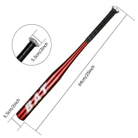 RealG RC-K-1850 Baseballová pálka hliníková 64 cm, červená