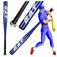 RealG RC-K-1851 Baseballová pálka hliníková 64 cm, tréninková, modrá