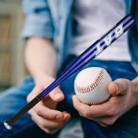RealG RC-K-1851 Baseballová pálka hliníková 64 cm, tréninková, modrá