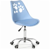 Bauerkraft H-583 Dětské ergonomické otočné kancelářské křeslo, světle modré