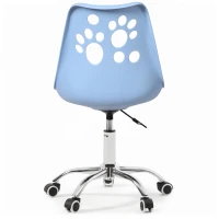 Bauerkraft H-583 Dětské ergonomické otočné kancelářské křeslo, světle modré