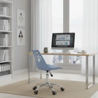 Bauerkraft H-583 Dětské ergonomické otočné kancelářské křeslo, světle modré