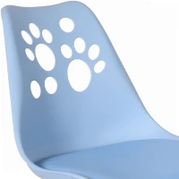 Bauerkraft H-583 Dětské ergonomické otočné kancelářské křeslo, světle modré