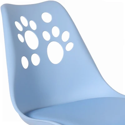 Bauerkraft H-583 Dětské ergonomické otočné kancelářské křeslo, světle modré