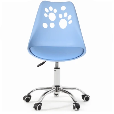 Bauerkraft H-583 Dětské ergonomické otočné kancelářské křeslo, světle modré