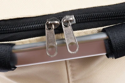 Bauerkraft X-234 Skládací termo košík na piknik a nákupy, 25 l, voděodolný, béžový