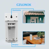 Bauerkraft G-784 Bezdrôtová meteorologická stanica, vlhkomer, hodiny, budík