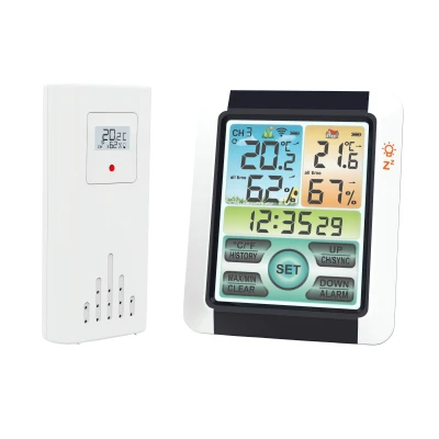 Bauerkraft G-784 Bezdrôtová meteorologická stanica, vlhkomer, hodiny, budík