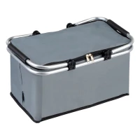 Bauerkraft R-969 Skladací termokôš 25 l, nepremokavý, sivý