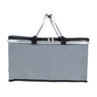 Bauerkraft R-969 Skladací termokôš 25 l, nepremokavý, sivý