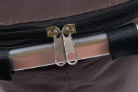 Bauerkraft X-235 Skládací termo košík na piknik a nákupy, 25 l, voděodolný, hnědý