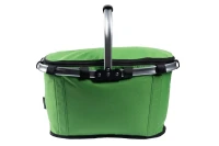 Bauerkraft X-236 Skládací termo košík na piknik a nákupy, 25 l, voděodolný, zelený