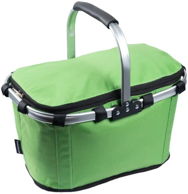 Bauerkraft X-236 Skládací termo košík na piknik a nákupy, 25 l, voděodolný, zelený