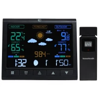 Bauerkraft G-967 Bezdrôtová meteorologická stanica, barometer, hodiny, budík, predpoveď počasia