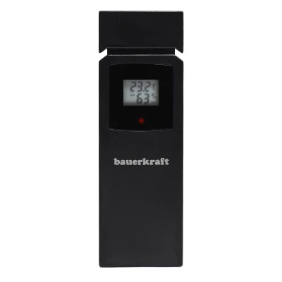 Bauerkraft G-967 Bezdrôtová meteorologická stanica, barometer, hodiny, budík, predpoveď počasia