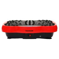 Bauerkraft H-198 Vibrační tréninková plošina, dálkový ovladač, Bluetooth, červená
