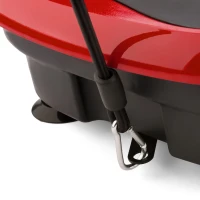 Bauerkraft H-198 Vibrační tréninková plošina, dálkový ovladač, Bluetooth, červená