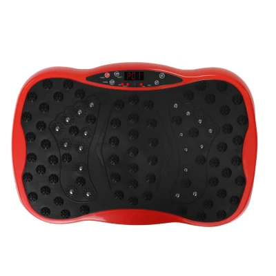 Bauerkraft H-198 Vibrační tréninková plošina, dálkový ovladač, Bluetooth, červená