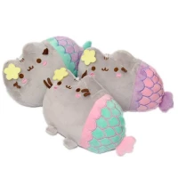 KIK Pusheen - Plyšová kočka Mermaid 19x12 cm