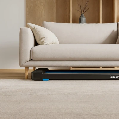 Bauerkraft H-562 Elektrický běžecký pás, LED displej, 90 kg, 6 km/h, černomodrý