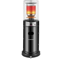 Bauerkraft H-637 Terasový plynový ohrievač 11 kW s krytom