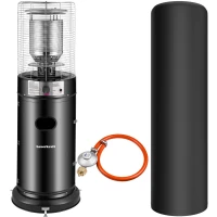 Bauerkraft H-637 Terasový plynový ohrievač 11 kW s krytom