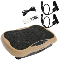 Bauerkraft H-214 Vibrační tréninková plošina, dálkový ovladač, Bluetooth, béžová
