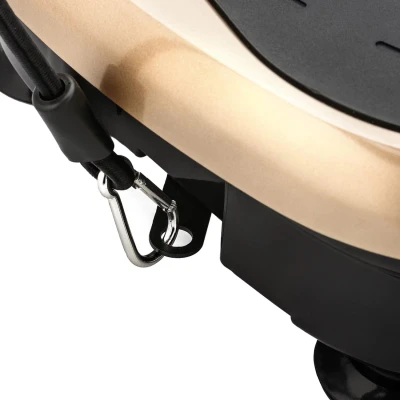 Bauerkraft H-214 Vibrační tréninková plošina, dálkový ovladač, Bluetooth, béžová