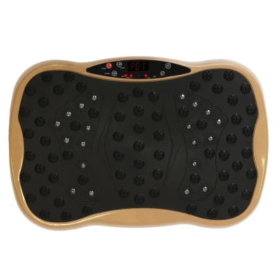 Bauerkraft H-214 Vibrační tréninková plošina, dálkový ovladač, Bluetooth, béžová