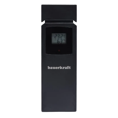 Bauerkraft G-572 Bezdrôtová meteorologická stanica, barometer, hodiny, budík, predpoveď počasia