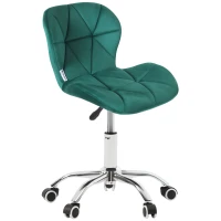 Bauerkraft H-589 Detská otočná stolička z velúru, zelená