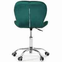 Bauerkraft H-589 Detská otočná stolička z velúru, zelená