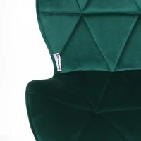 Bauerkraft H-589 Detská otočná stolička z velúru, zelená