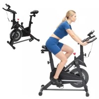 Bauerkraft H-543 Magnetický rotoped s nastavitelným sedlem, LCD displej, 4 kg, černobílý