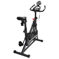 Bauerkraft H-543 Magnetický rotoped s nastavitelným sedlem, LCD displej, 4 kg, černobílý