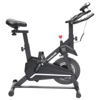 Bauerkraft H-543 Magnetický rotoped s nastavitelným sedlem, LCD displej, 4 kg, černobílý