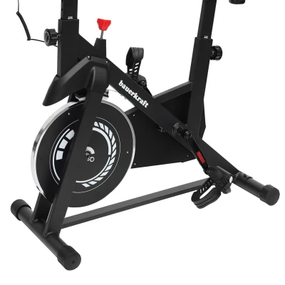 Bauerkraft H-543 Magnetický rotoped s nastavitelným sedlem, LCD displej, 4 kg, černobílý