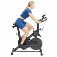 Bauerkraft H-550 Magnetický rotoped s nastavitelným sedlem, LCD displej, 4 kg, šedý