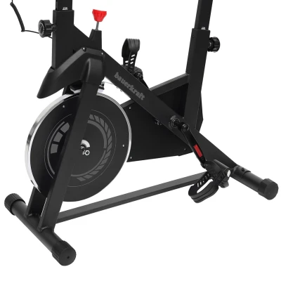 Bauerkraft H-550 Magnetický rotoped s nastavitelným sedlem, LCD displej, 4 kg, šedý