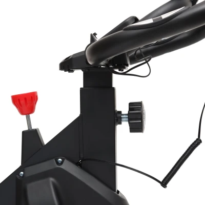 Bauerkraft H-550 Magnetický rotoped s nastavitelným sedlem, LCD displej, 4 kg, šedý