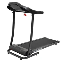 Bauerkraft H-527 Elektrický běžecký pás, regulace sklonu, 100 kg, 10 km/h, šedý