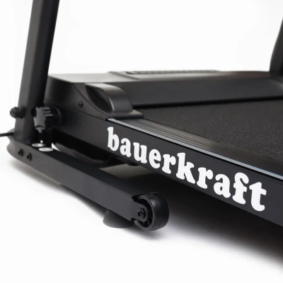 Bauerkraft H-527 Elektrický běžecký pás, regulace sklonu, 100 kg, 10 km/h, šedý