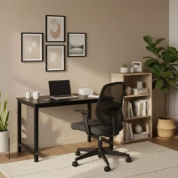 ModernHome TH-RD-1 Psací, počítačový stůl 120 x 60 cm, černý