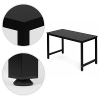 ModernHome TH-RD-1 Psací, počítačový stůl 120 x 60 cm, černý