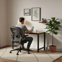 ModernHome TH-RD-6-16 Psací, počítačový stůl 120 x 60 cm, světlý dub