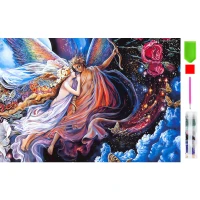 RealG RC-K-138 Diamantové malování sada 5D, 50 x 65 cm, Nebeské objetí