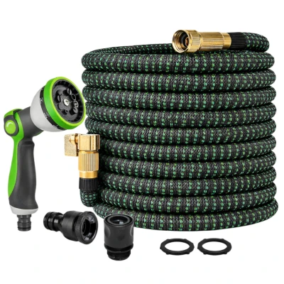 RealG RC-K-2249 Zahradní flexibilní hadice s pistolí Premium, spojky 1/2'', 3/4'', 10-30 m