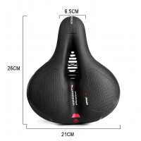 RealG RC-K-1454 Sedlo sportovní MTB, antivibrační, černé