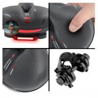 RealG RC-K-1454 Sedlo sportovní MTB, antivibrační, černé